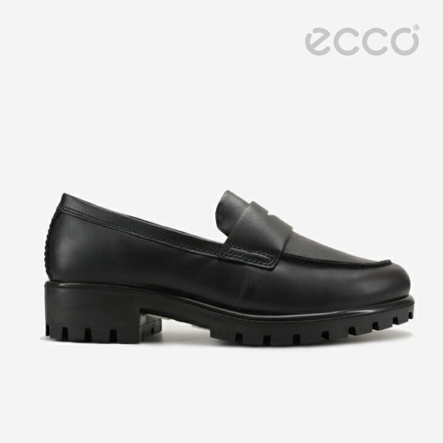 ・ECCO｜W Modtray Moc-Toe Penny Loafer/ エコー/モッドトレイ モックトゥ ペニー ローファー/ブラック #