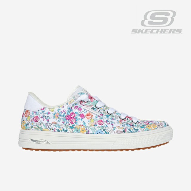 ・SKECHERS｜W Arch Fit Arcade Flowa Powa/ スケッチャーズ/アーチフィット アーケード フロワ ポワ フラワー/ホワイトｘマルチ #