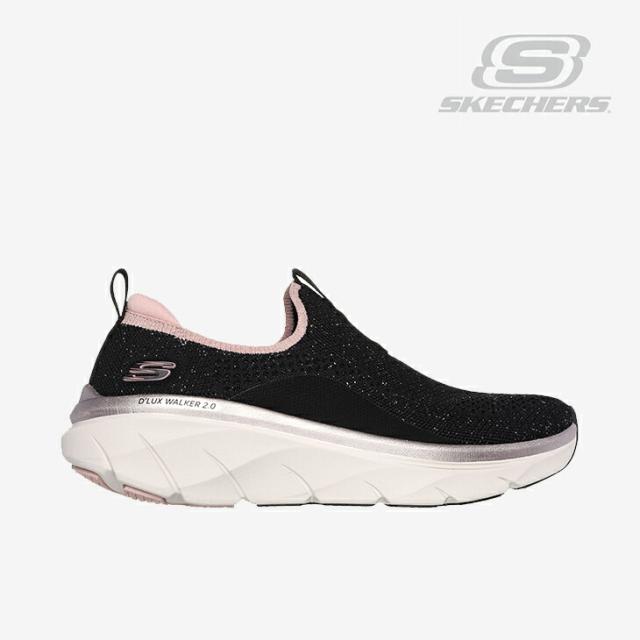 ・SKECHERS｜W D Lux Walker 2.0 Sparkle Forever/ スケッチャーズ/デラックス ウォーカー スパークル フォーエバー ニット/ブラックｘローズゴールド #