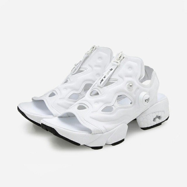 ・REEBOK｜W Instapump Fury Sandal Zip/ リーボック/インスタポンプ フューリー サンダル ジップ/ホワイト #