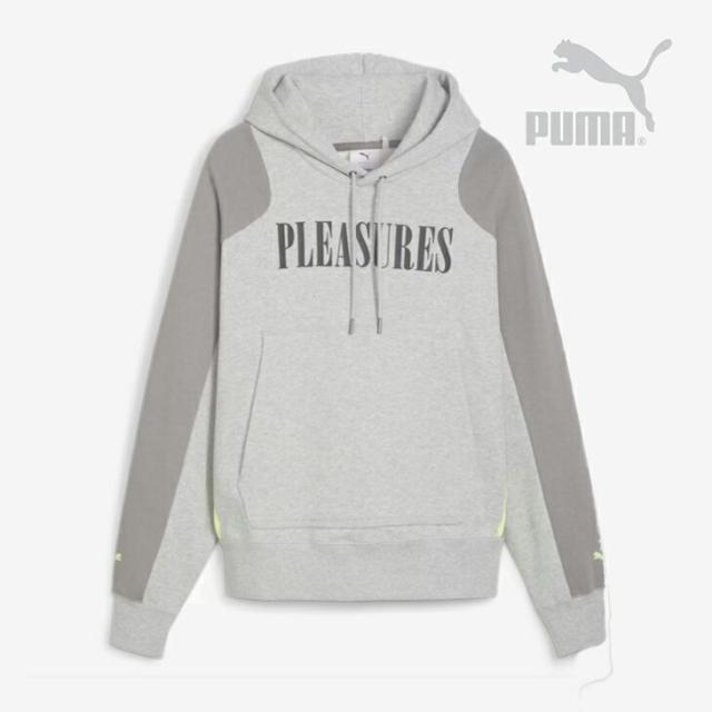 ・PUMA｜ｘPleasures Hoodie/ プーマ/プレジャーズ フーディー/ライトグレーヘザー #