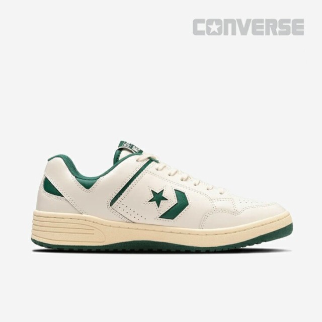 ・CONVERSE｜Weapon CC Ox Basketball/ コンバース/ウェポン カレッジカラー オックス バスケットボール/ホワイトｘグリーン #