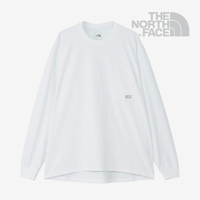 ・THE NORTH FACE｜Long Sleeve Enriched Tee/ ノース フェイス/ロング スリーブ エンライド Tシャツ/ホワイト #
