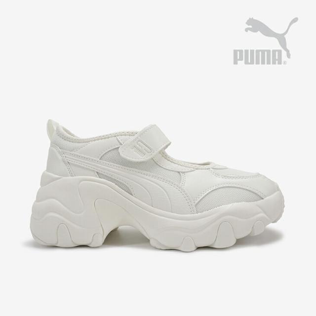 ・PUMA｜W Pulsar Wedge Sandal/ プーマ/パルサー ウェッジ サンダル プラットフォーム/ウォームホワイトｘホワイト #