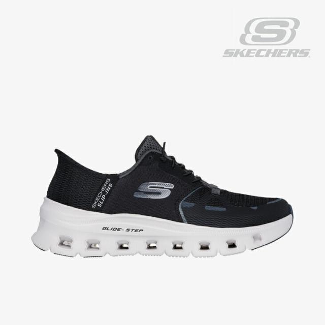 ・SKECHERS｜W Slip-Ins Glide Step Pro/ スケッチャーズ/スリップインズ グライド ステップ プロ/ブラックｘチャコール #