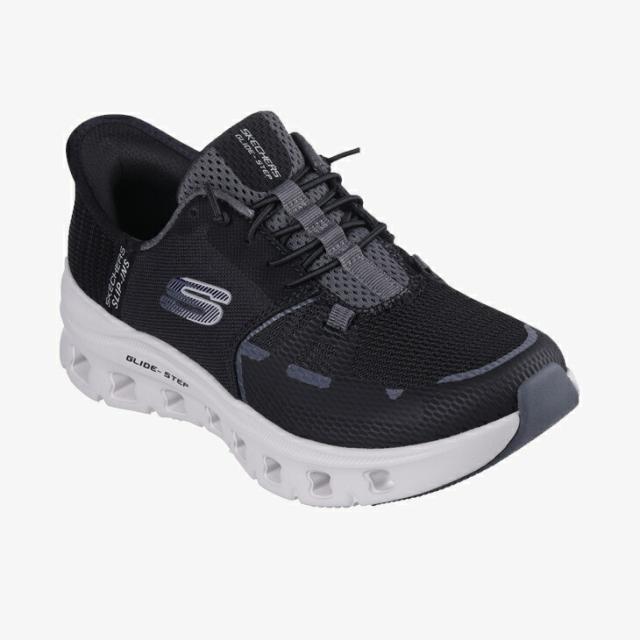 ：SKECHERS｜W Slip-Ins Glide Step Pro/ スケッチャーズ/スリップインズ グライド ステップ プロ/ブラックｘチャコール #_2