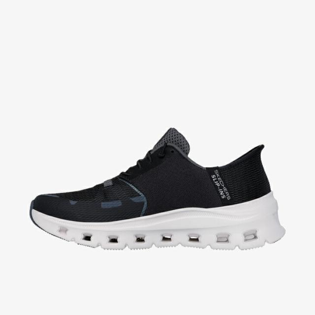：SKECHERS｜W Slip-Ins Glide Step Pro/ スケッチャーズ/スリップインズ グライド ステップ プロ/ブラックｘチャコール #_5