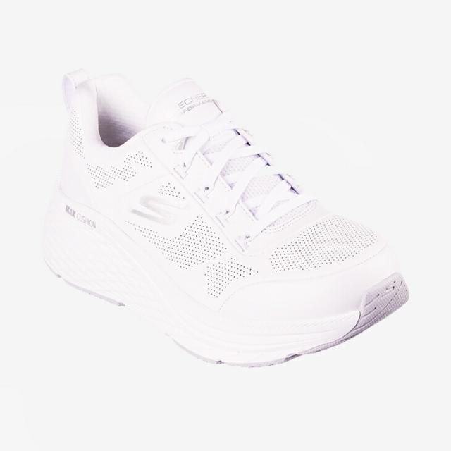 ：SKECHERS｜W Max Cushioning Elite 2.0 Enhanced/ スケッチャーズ/マックス クッショニング エリート エンハンスド/ホワイトｘシルバー #_2