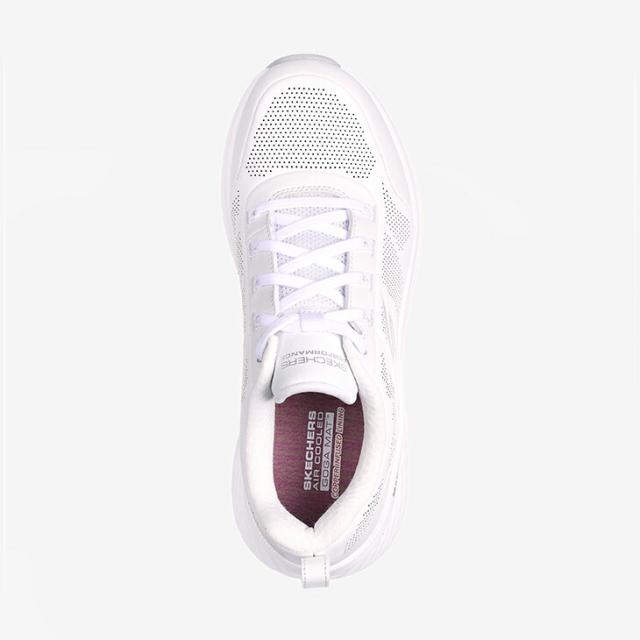 ：SKECHERS｜W Max Cushioning Elite 2.0 Enhanced/ スケッチャーズ/マックス クッショニング エリート エンハンスド/ホワイトｘシルバー #_3