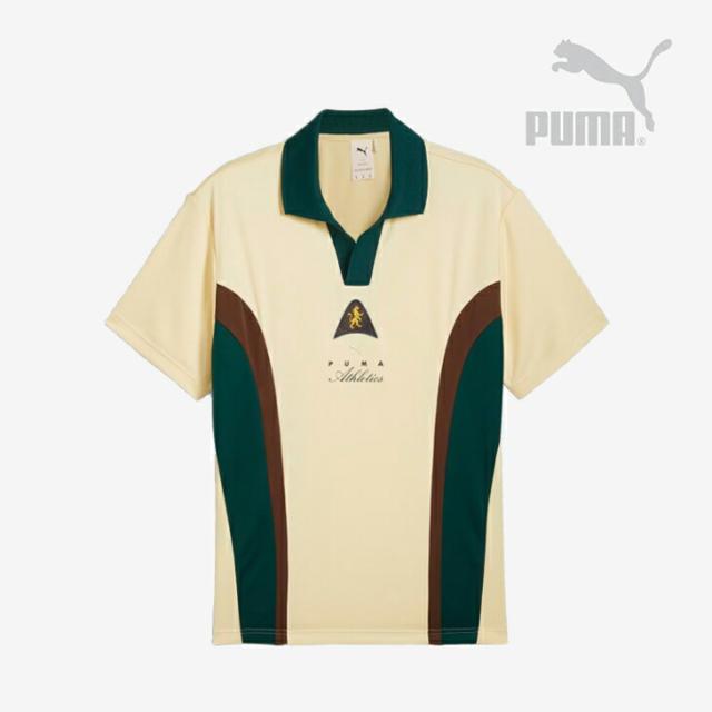 ・PUMA｜Players Lane Soccer Jersey/ プーマ/プレーヤーズ レーン サッカー ジャージ ショートスリーブ/クリーミーバニラ #