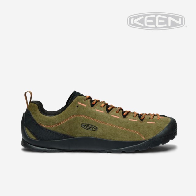 ・KEEN｜Jasper Suede/ キーン/ジャスパー スウェード/ダークオリーブｘスカーレットア #