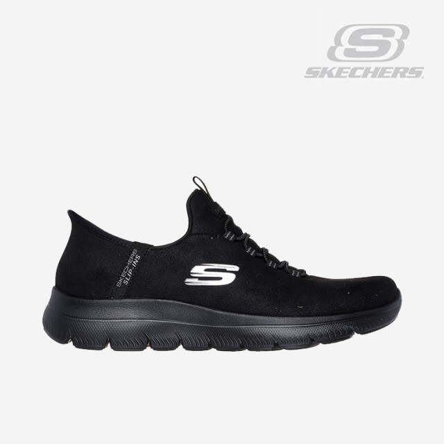 ・SKECHERS｜W Slip-Ins Summits Unknown Trail/ スケッチャーズ/スリップインズ サミッツ アンノウン トレイル ワイドフィット/ブラッ