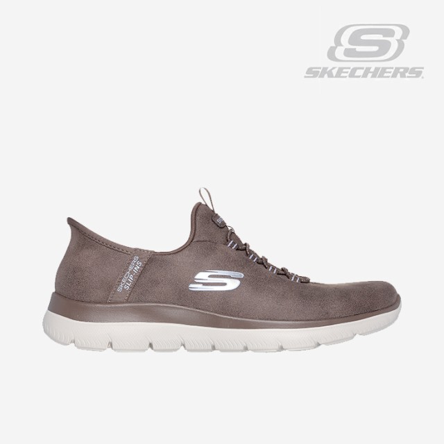 ・SKECHERS｜W Slip-Ins Summits Unknown Trail/ スケッチャーズ/スリップインズ サミッツ アンノウン トレイル ワイドフィット/ブラウ