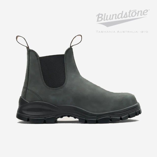 ・BLUNDSTONE｜Lug Boot 2238 Nubuck/ ブランドストーン/ラグ ブーツ ヌバック/ラスティック ブラック #