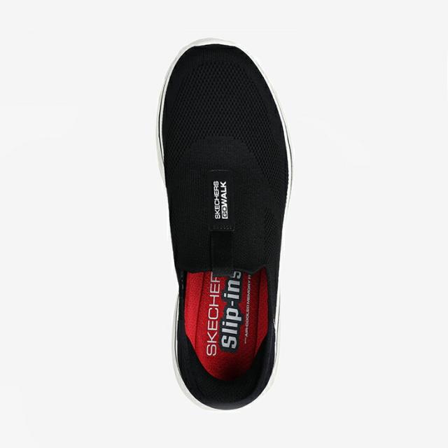 ＊SKECHERS｜Slip-Ins Go Walk 7 Easy On 2/ スケッチャーズ/スリップインズ ゴー ウォーク イージー オン/ブラックｘホワイト #