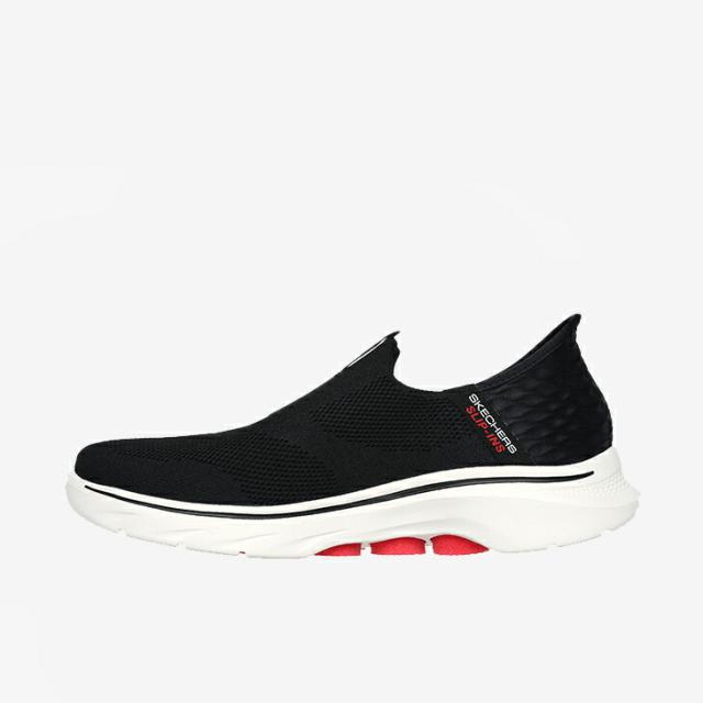 ＊SKECHERS｜Slip-Ins Go Walk 7 Easy On 2/ スケッチャーズ/スリップインズ ゴー ウォーク イージー オン/ブラックｘホワイト #