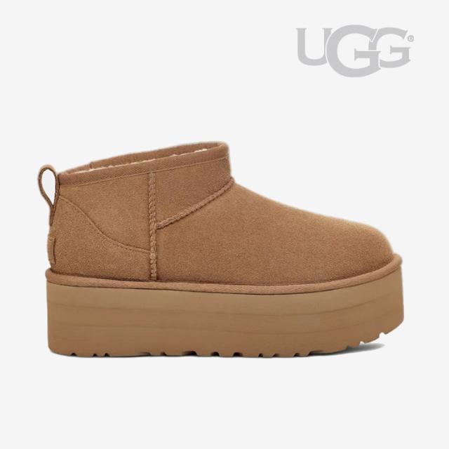 ・UGG｜W Classic Ultra Mini Platform/ アグ/クラシック ウルトラ ミニ プラットフォーム/チェスナット #
