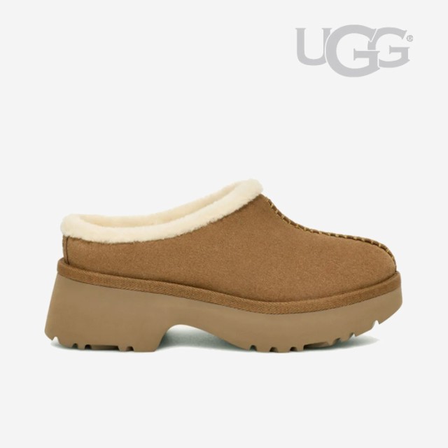 ・UGG｜W New Heights Cozy Clog Suede/ アグ/ニュー ハイツ コージー クロッグ スウェード/チェスナット #