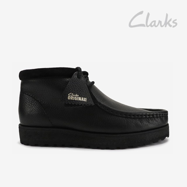 ・CLARKS｜Wallabee Scout Boot Leather/ クラークス/ワラビー スカウト ブーツ レザー/ブラック #