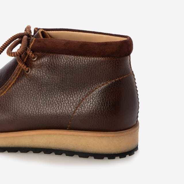 ・CLARKS｜Wallabee Scout Boot Leather/ クラークス/ワラビー スカウト ブーツ レザー/ダーク タン #