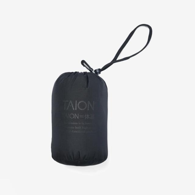 ・TAION｜W Military V Neck Zip Down Vest/ タイオン/ミリタリー ブイ ネック ジップ ダウン ベスト/ブラック #_2