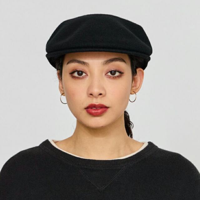 KANGOL｜Wool 504 Hunting/ カンゴール/ウール ハンチング バックトゥ