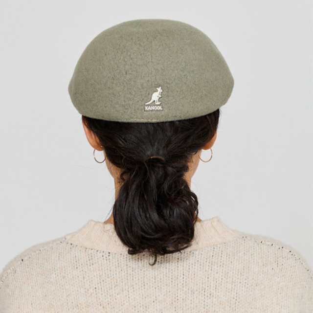 ・KANGOL｜Seamless Wool 507 Hunting/ カンゴール/シームレス ウール ハンチング/ブラック #