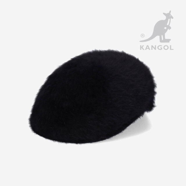 ・KANGOL｜Furgora 504 Hunting/ カンゴール/ファーゴラ ハンチング バックトゥフロント ベレー/ブラック #