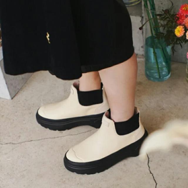 ・HUNTER｜Refined Explorer Pull-On Leather boot/ ハンター/リファインド エクスプローラー プルオン レザー ブーツ/ブラック #_4