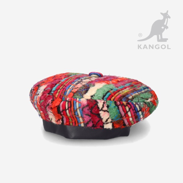 ・KANGOL｜Wooly Squiggle Beret/ カンゴール/ウーリー スクイグル ベレー/ピンク #