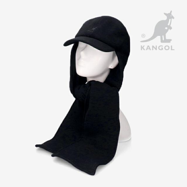 ・KANGOL｜Plush Fill Baseball Cap/ カンゴール/プラッシュ フィル ベースボール キャップ/ブラック #