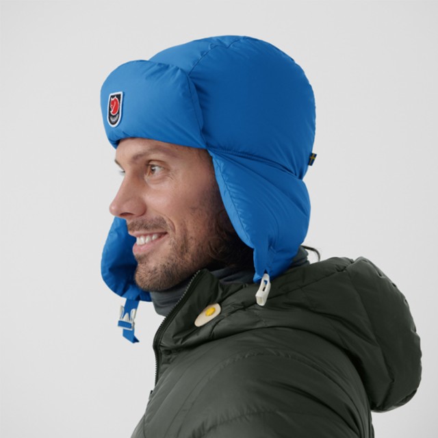 ・FJALLRAVEN｜Expedition Down Heater Cap Ear Flap/ フェールラーベン/エクスペディション ダウン ヒーター キャップ イアフラップ/バ