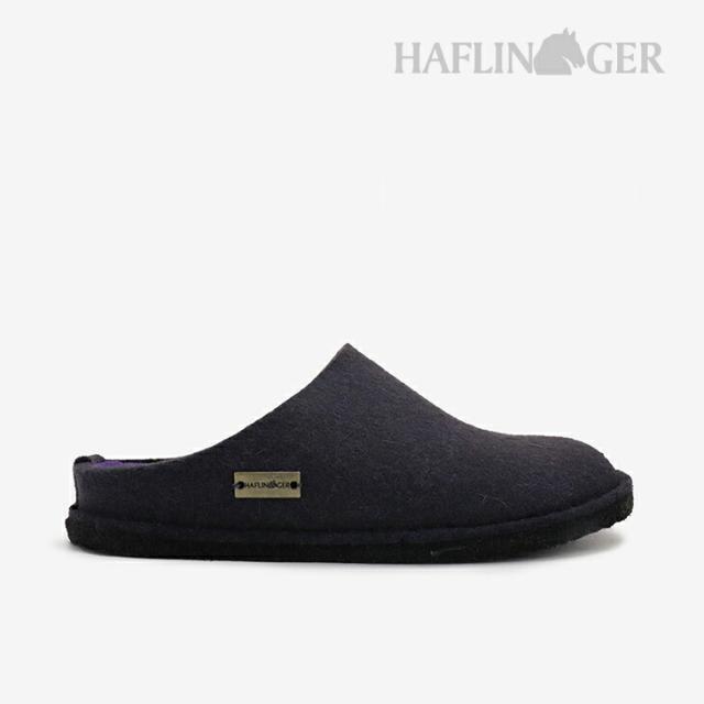 ・HAFLINGER｜Soft Boiled Wool Double-Felt Slipper/ ハフリンガー/ソフト ボイルド ウール ダブルフェルト スリッパ/マリンｘライラック #