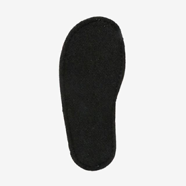 ・HAFLINGER｜Dusty Boiled Wool Gradation Slipper/ ハフリンガー/ダスティー/シナバーｘレッド # 前詰まりスリッパ