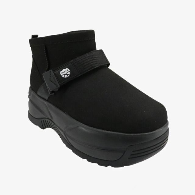 ：SHAKA｜W Short Mouton Bootie Chunky Platform/ シャカ/ショート ムートン ブーティ チャンキー プラットフォーム/ブラック #_2
