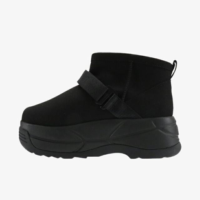 ：SHAKA｜W Short Mouton Bootie Chunky Platform/ シャカ/ショート ムートン ブーティ チャンキー プラットフォーム/ブラック #_5