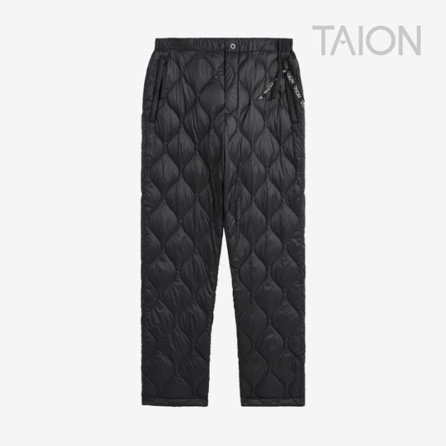 ・TAION｜Military Narrow Down Pants Soft Shell/ タイオン/ミリタリー ナロー ダウン パンツ ソフト シェル/ブラック #の通販は 8,580円
