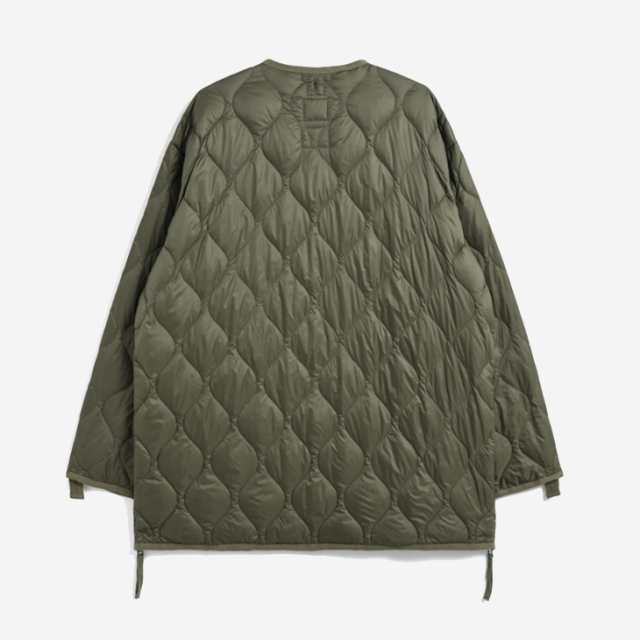 ・TAION｜W Military M65 Liner W Zip Down Jaket Soft Shell/ タイオン/ミリタリー フィールドジャケットライナー ダブル ジップ ダウン ジャケット ソフト シェル/ダーク オリーブ #