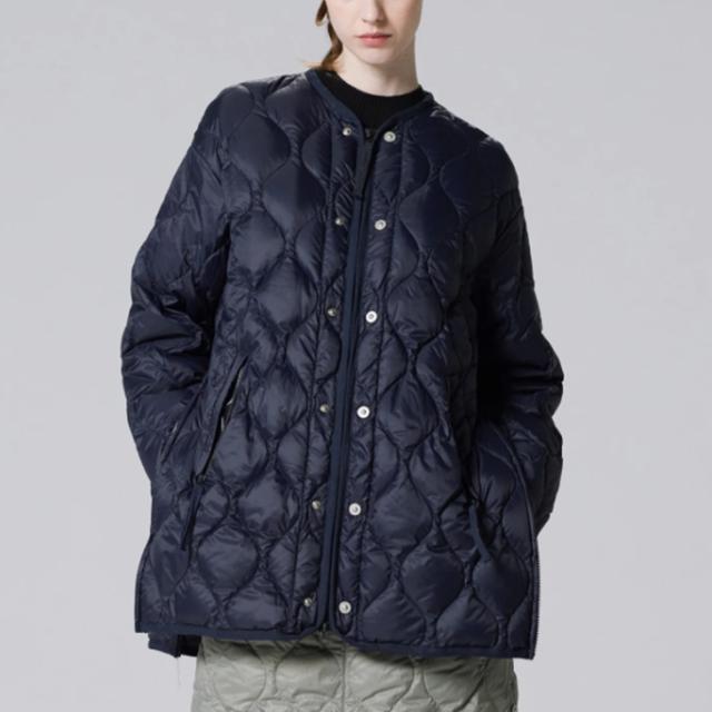 ・TAION｜W Military M65 Liner W Zip Down Jaket Soft Shell/ タイオン/ミリタリー フィールドジャケットライナー ダブル ジップ ダウン ジャケット ソフト シェル/ダーク オリーブ #