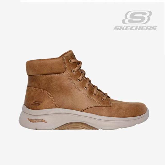 【美品】スケッチャーズ　 アーチフィット　牛皮スエード ブーツ24㎝　グレー 美品】スケッチャーズ アーチフィット 牛皮スエード ブーツ24