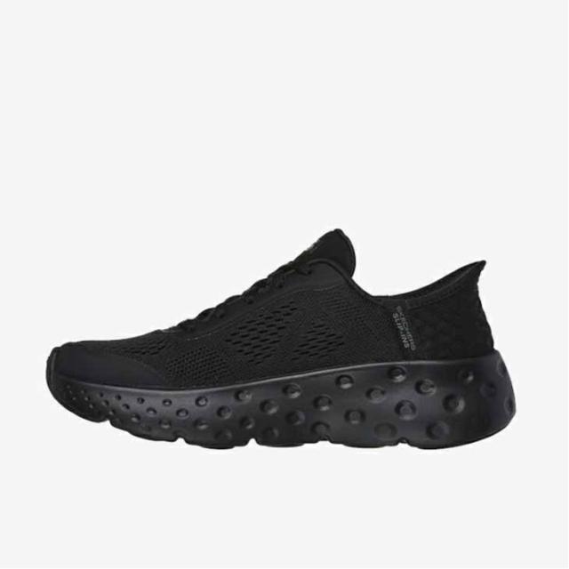 ：SKECHERS｜W Slip-Ins Max Cushioning Hyper Craze/ スケッチャーズ/スリップインズ マックス クッショニング ハイパー クレイズ/ブラックｘブラック #_5
