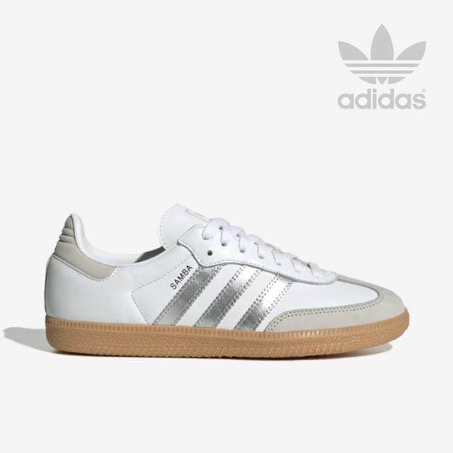 ・ADIDAS Originals｜W Samba OG Leather/ アディダス/サンバ オリジナル レザー/フットウェア ホワイトｘシルバー メタリック #