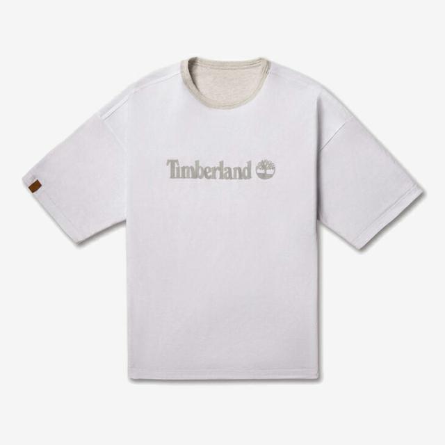 ：TIMBERLAND｜Tokyo Design Collective Short Sleeve Reversible T-Shirt/ ティンバーランド/トウキョウ デザイン ショート スリーブ リバーシブル Tシャツ/ミディアムグレーヘザーｘ #_1
