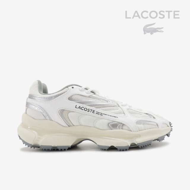 ・LACOSTE｜L003 2K24 224 1 SMA/ ラコステ/ライフスタイル ランニング/ホワイトｘグレー #