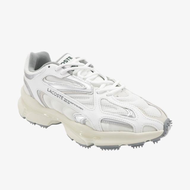 ・LACOSTE｜L003 2K24 224 1 SMA/ ラコステ/ライフスタイル ランニング/ホワイトｘグレー #