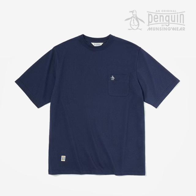 ・ORIGINAL PENGUIN By Munsingwear｜Pique Crew Neck T-Shirt/ ペンギン バイ マンシングウェア/ピケ クルー ネック ショートスリーブ Tシャツ/ネイビー #の通販は 7,700円