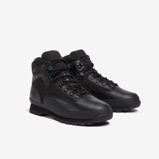 ・TIMBERLAND｜Euro Hiker Mid Boot Full Grain Leather/ ティンバーランド/ユーロ ハイカー ミッド ブーツ フル グレイン レザー/ブラックアウト #