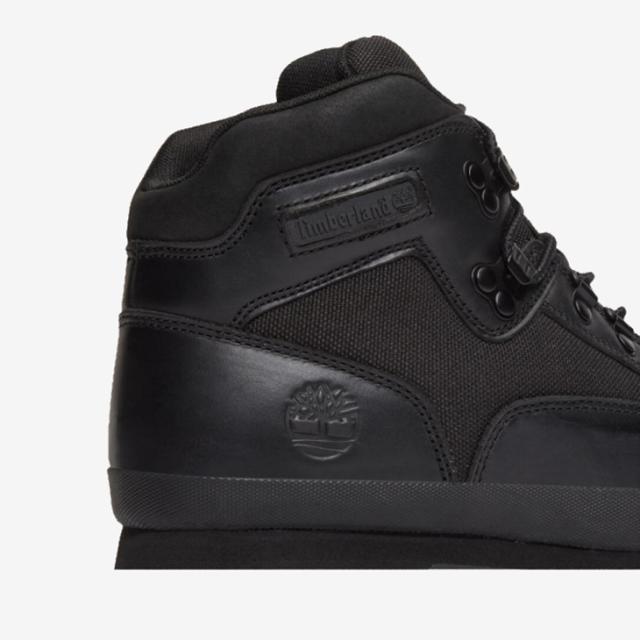 ・TIMBERLAND｜Euro Hiker Mid Boot Full Grain Leather/ ティンバーランド/ユーロ ハイカー ミッド ブーツ フル グレイン レザー/ブラックアウト #