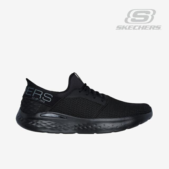 ・SKECHERS｜Slip-Ins Go Run Lite Valor 3.0/ スケッチャーズ/スリップインズ ゴーラン ライト バロー/ブラックｘブラック #