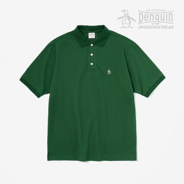 ・ORIGINAL PENGUIN By Munsingwear｜60s Set-In Gusset Polo Shirt/ ペンギン バイ マンシングウェア/シックスティーズ セットイン ガセット ポロ シャツ ショートスリーブ/グリーン #